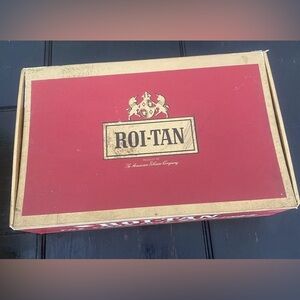 Vintage ROI-TAN  Fresh blunts Cigar Box  - Red 10c Item#208